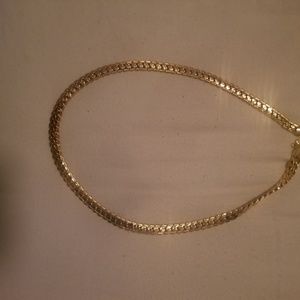 24" solid gold chain